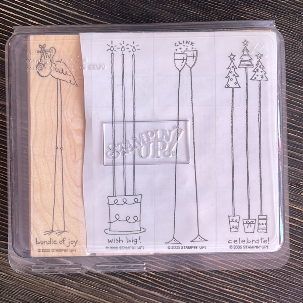 Stampin Up - Along the Same Line- set of 4 stamps